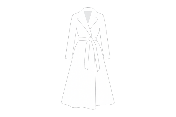 white shillouete of an expensive item of clothing, png